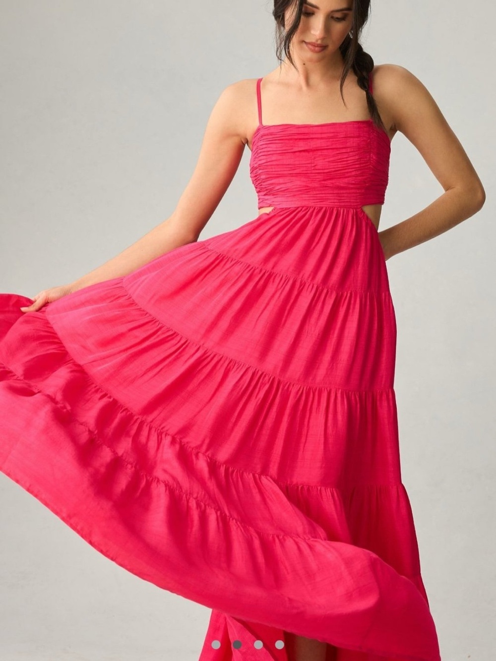 Anthropologie Let Me Be
Cutout Tiered Dress - Picture 2 of 10